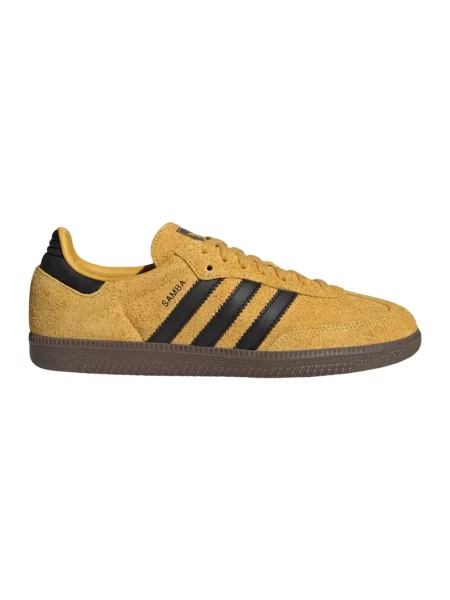 Sneakersy Adidas Originals skórzane żółte