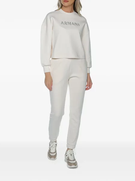 Hanorac Armani Exchange cu autograf alb