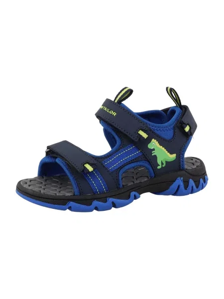 TOM TAILOR Pantofi deschiși / bleumarin / galben / verde albastru