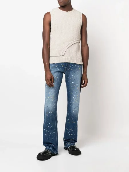Proste jeansy Off-white białe