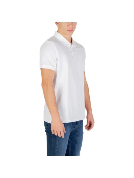 Klasična polo majica Calvin Klein Jeans bijela