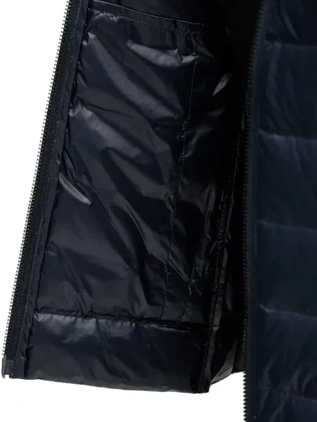 Geacă Armani Exchange cu glugă albastru