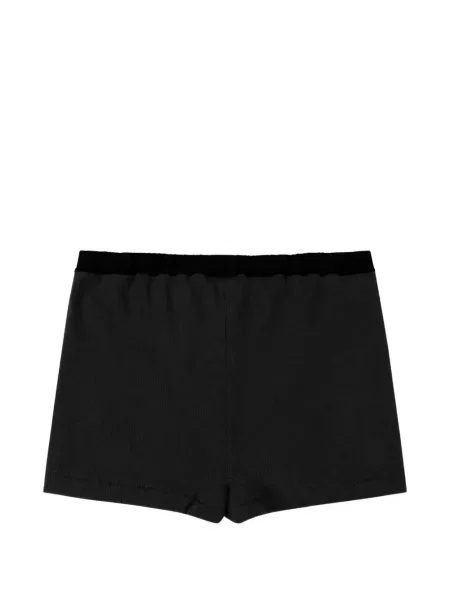 Pantaloni scurți Entire Studios tricotate negru