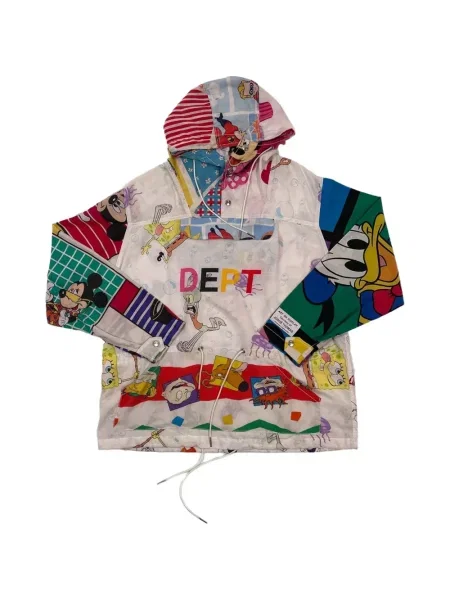 Geacă Gallery Dept. cu glugă alb