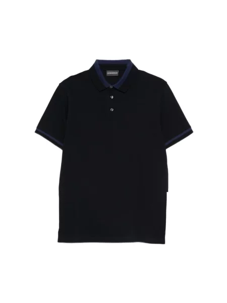 Koszulka polo Emporio Armani niebieska