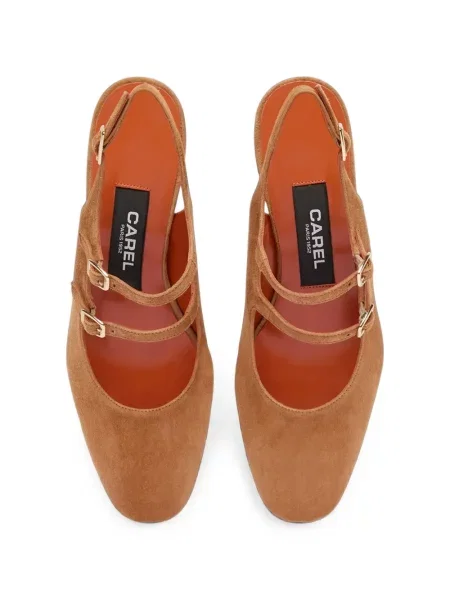 Dirželis bateliai Carel Paris slingback ruda
