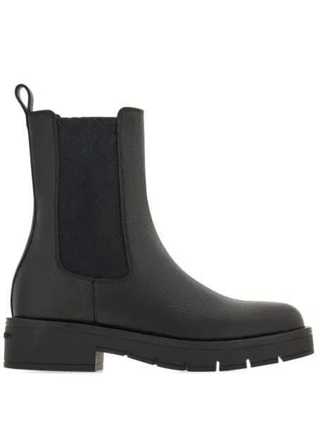 Botine chelsea Ferragamo din piele negru