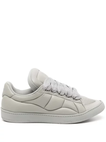 Sneakerși Lanvin din piele gri