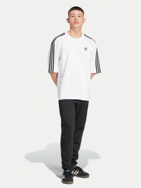 Krátké tričko Adidas s krátkými rukávy bílé