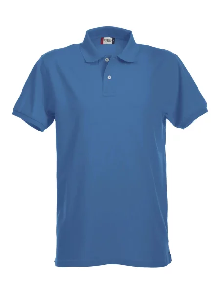 Clique Stretch Premium Polo — elastyczny wysokiej jakości – royal blue niebieska