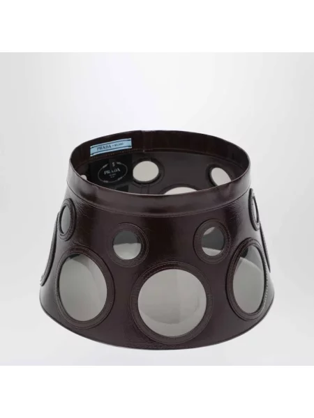 Czapka Prada brązowa