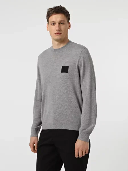 Джемпер Armani Exchange світло-сірий акрил/вовна сірий