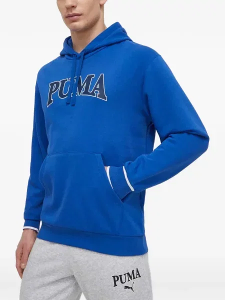 Hanorac cu glugă Puma cu imagine albastru