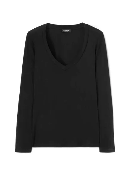 Tricou mânecă lungă Dondup negru