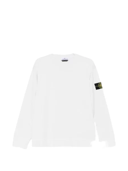 Суичър без качулка Stone Island камъни синьо