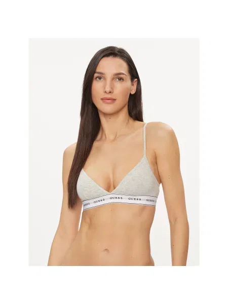 Guess Trikotni nedrček Carrie siva