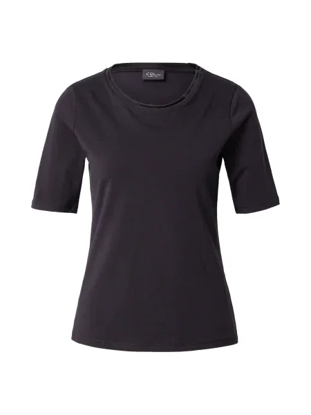 S.Oliver BLACK LABEL Tricou negru