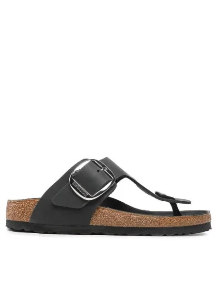 Papuci Birkenstock cu cataramă negru