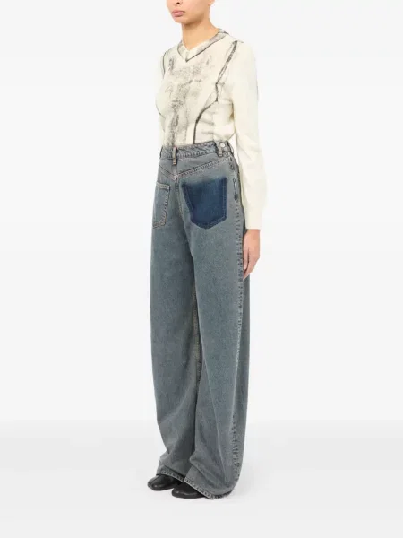 Дънки Mm6 Maison Margiela синьо