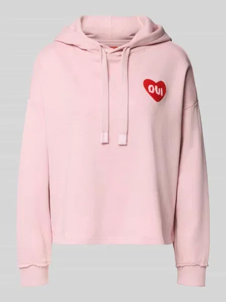 Bluza z kapturem Oui różowa