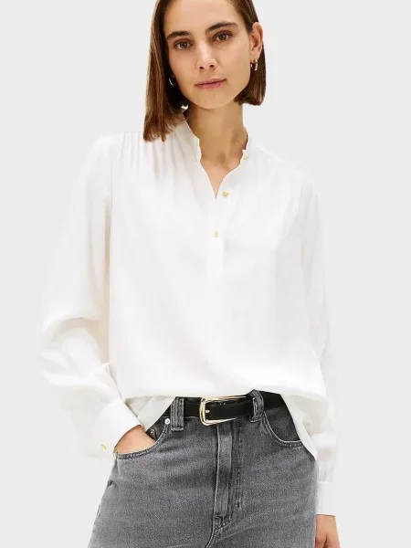 Твілова блуза Tommy Hilfiger біла