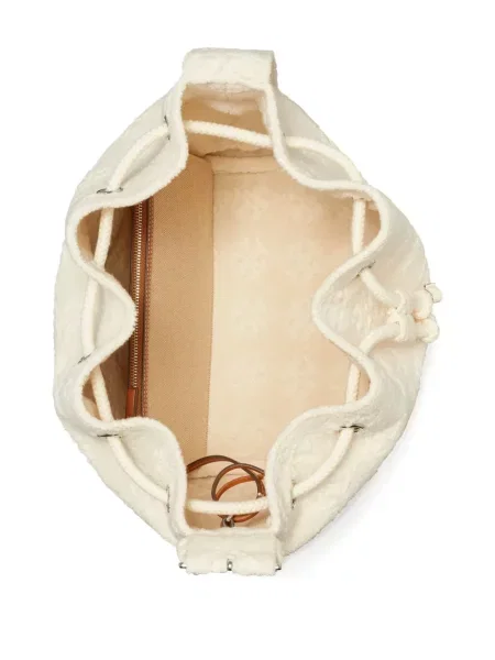 Geantă bucket Tory Burch alb