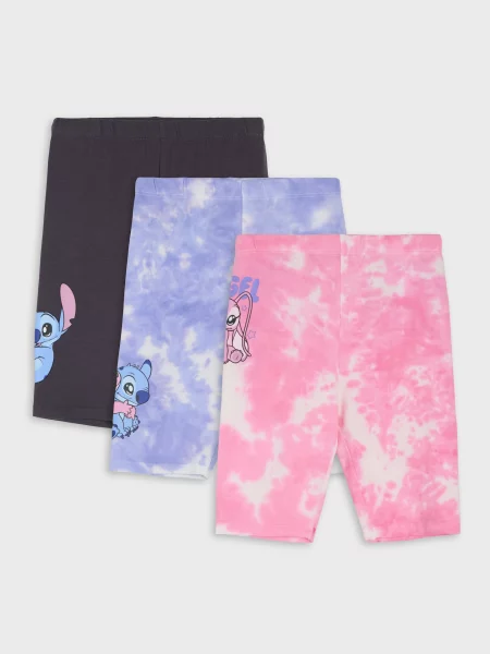Sinsay cyklistické kraťasy 3 pack Stitch vícebarevná