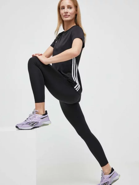 ADIDAS PERFORMANCE Funkčné tričko Tabela / biela čierna
