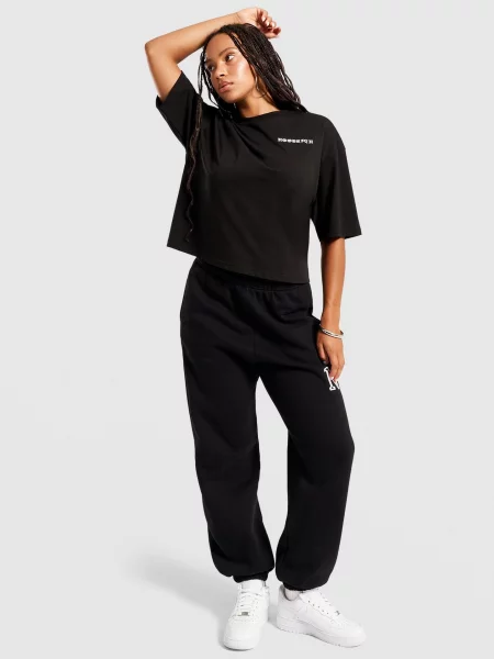 Hoodrich T-Shirt Envy Mid Length Oversized czarna