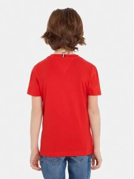 Dětské tričko Tommy Hilfiger červené