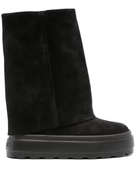 Botine Casadei cu platformă negru