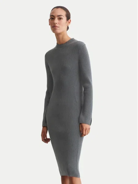 Marc O'Polo Rochie tricotată gri