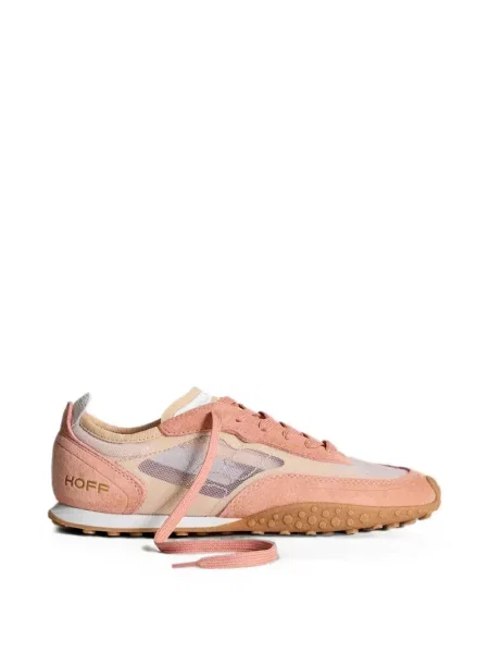 Sneakerși Hoff din piele de căprioară roz