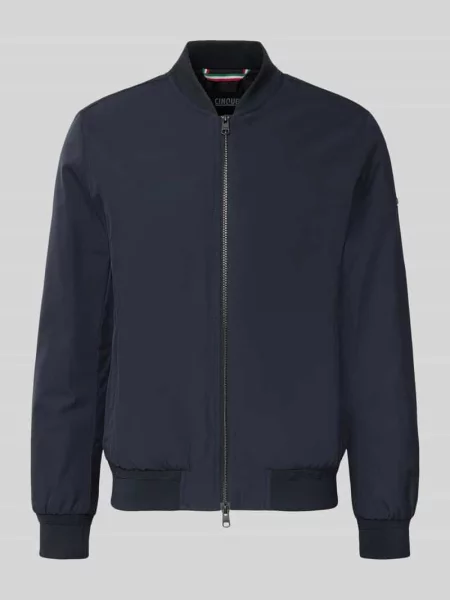 Kurtka w kroju regular fit ze stójką model Rapid' Cinque granatowa