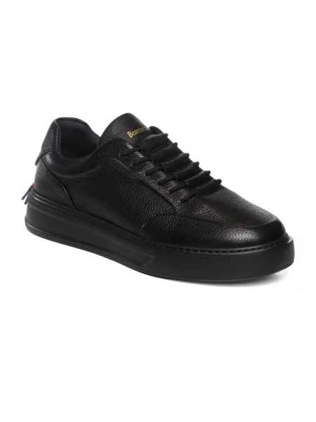 Sneakersy Barracuda skórzane czarne