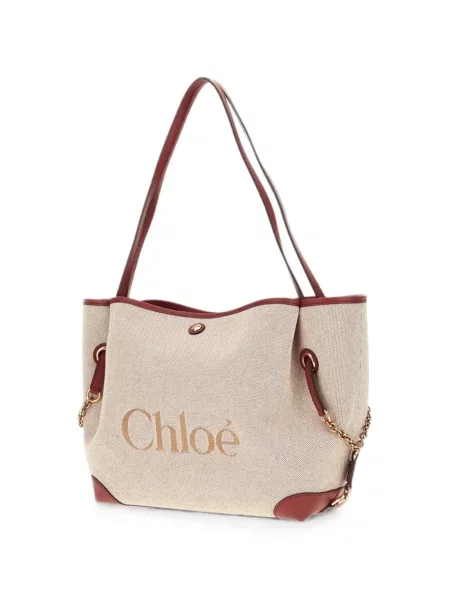 Geantă Chloé din piele cu imagine
