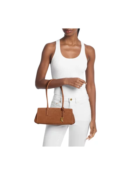 Michael Kors Geantă pe umăr Laila | piele întoarsă maro