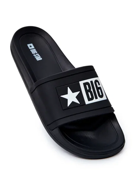 Natikači Big Star Shoes z avtogramom črna