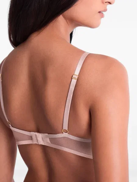 Sutien Aubade cu broderie roz