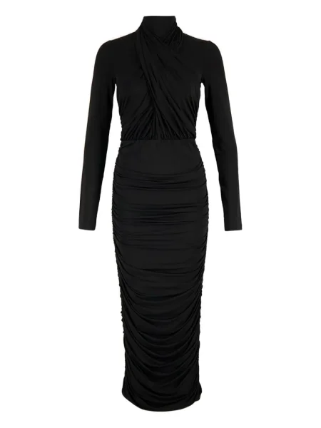 Rochie midi Balmain până la genunchi de costum negru