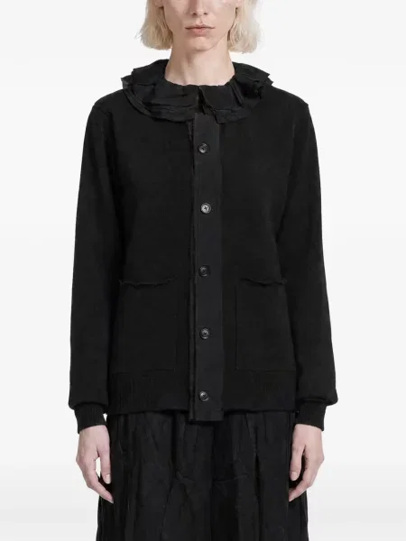 Gulerat cardigan Aleksandr Manamïs negru