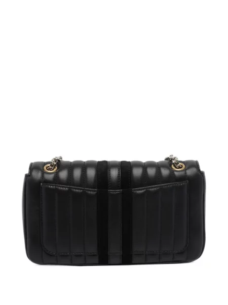 Δερμάτινη καπιτονέ τσάντα Gucci μαύρο