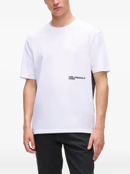 Μπλούζα Karl Lagerfeld Jeans λευκό
