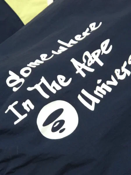 Futó dzseki Aape By *a Bathing Ape® autogrammal kék
