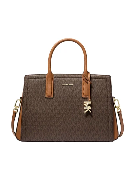 Torebka Michael Kors skórzana biznesowa brązowa