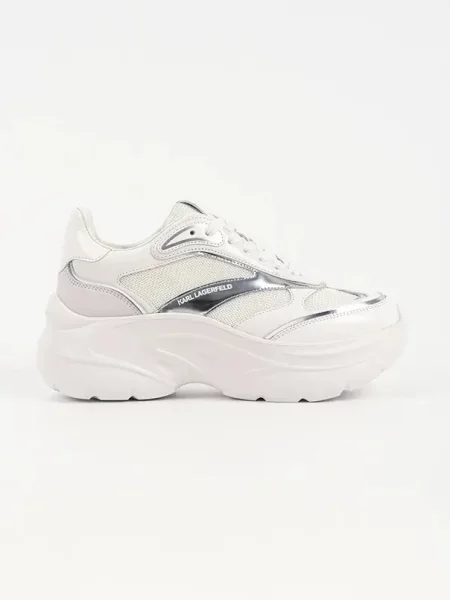 Tenisky Karl Lagerfeld KONTOUR WEDGE biela