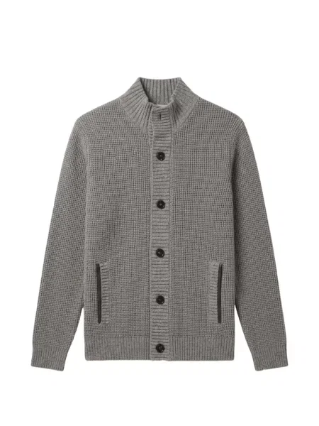 Cardigan Maurizio Baldassari tricotate gri