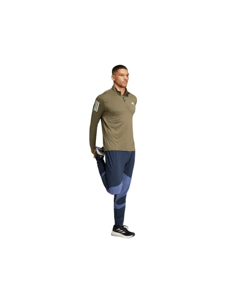 Pantaloni Adidas alergare albastru