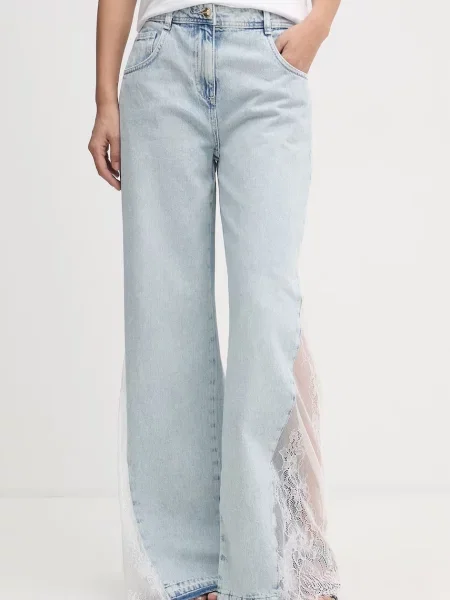 Blugirl Blumarine jeansy relaxed fit niebieskie