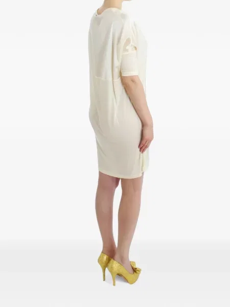 Scurt rochie mini Costume National alb